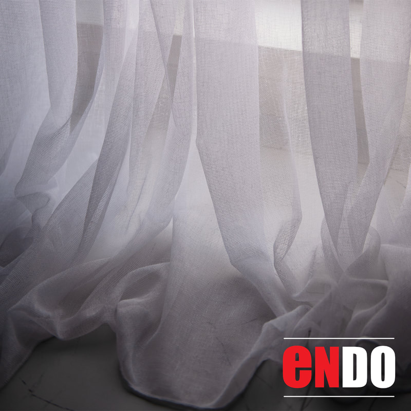 Endo white off-the-shelf over-length curtains: Affordable elegance with potential drawbacks