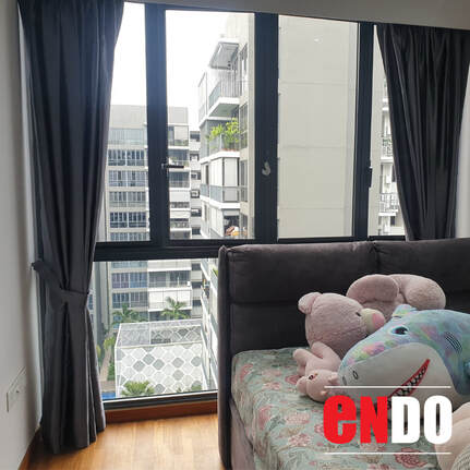 Endo Blackout Curtains for Living Room in Singapore: Affordable luxury and darkness for your living room in Singapore