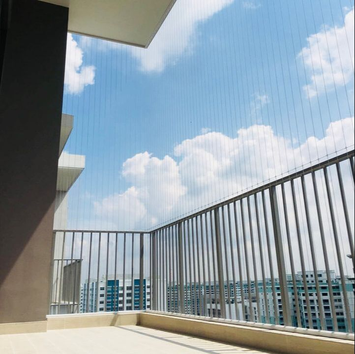 invisible grille balcony