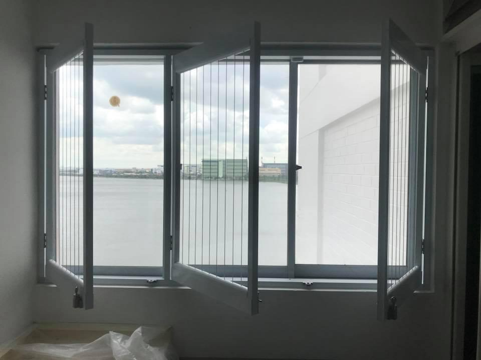Swing casement type Invisible grille on hdb window