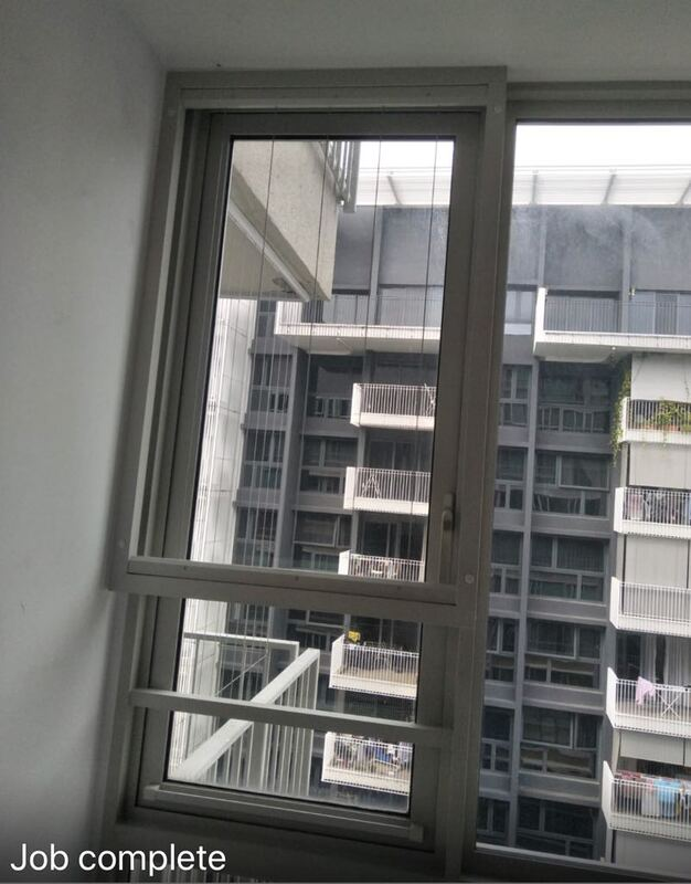 invisible grilles on condo window