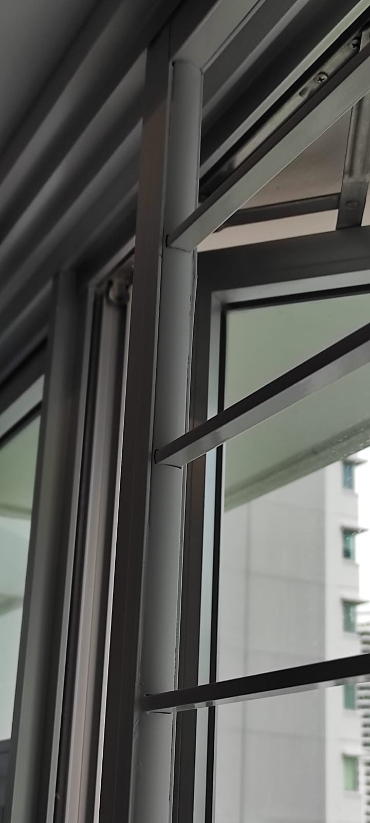 Sleek Grilles installed in Singapore HDB flat