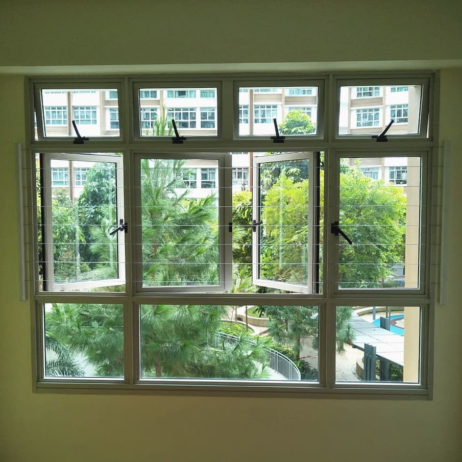 nylon coated invisible grille Singapore HDB