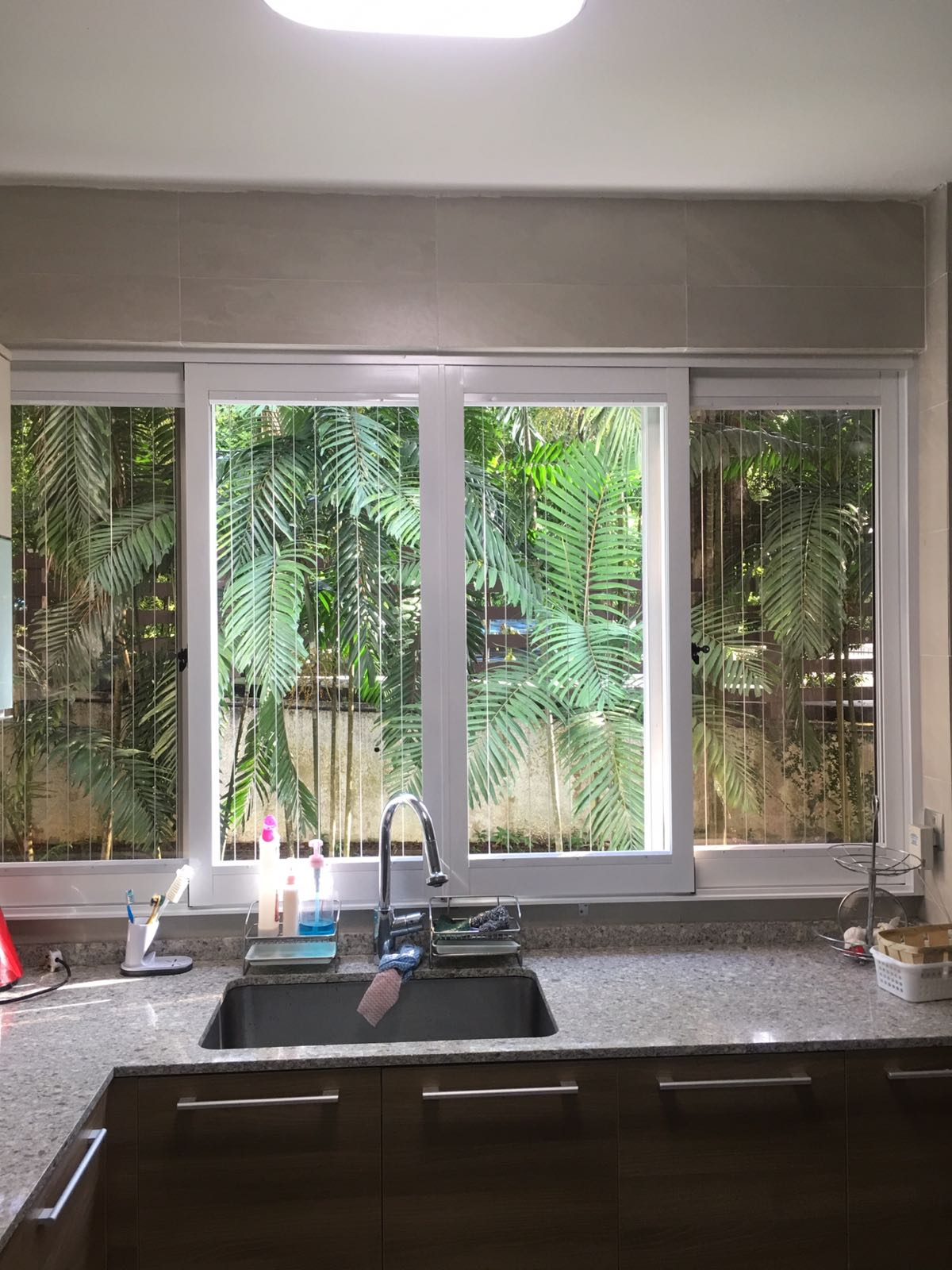 Swiss Diamond Rods window grille installation