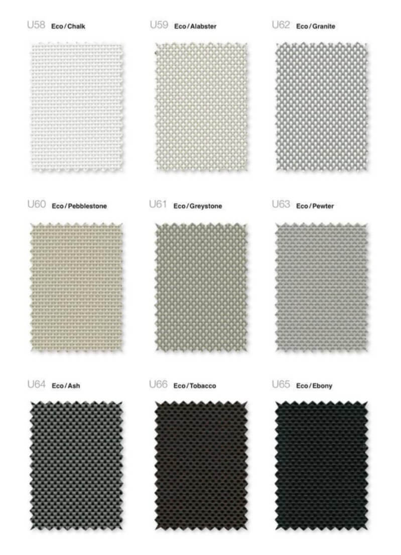 Phifer Sheerweave colour chart