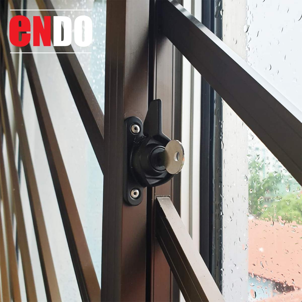 standard ear lock for Singapore aluminium grilles
