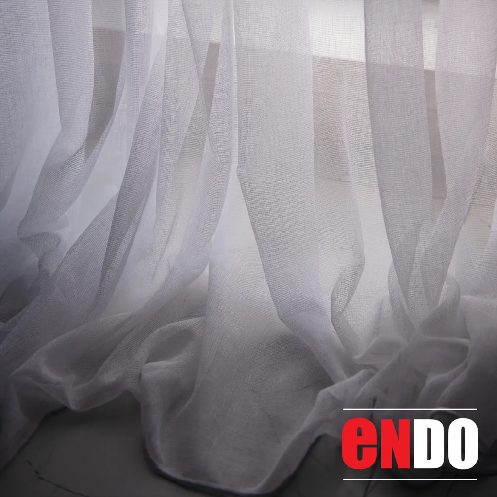 Soft white Sheer Day Curtain