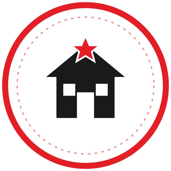 Proven track record badge, 6000 homes secured by Endo Grilles
